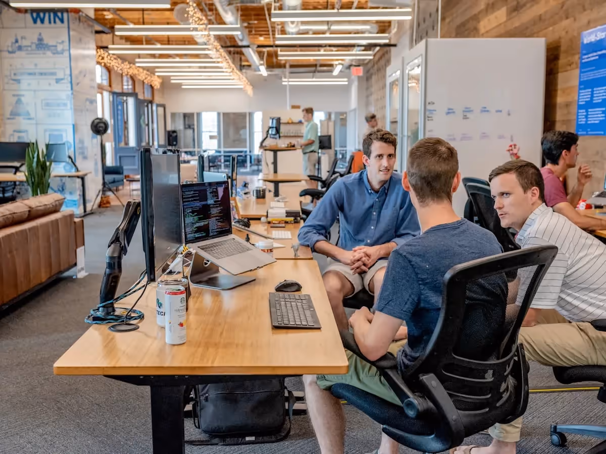 Modern professional office environment